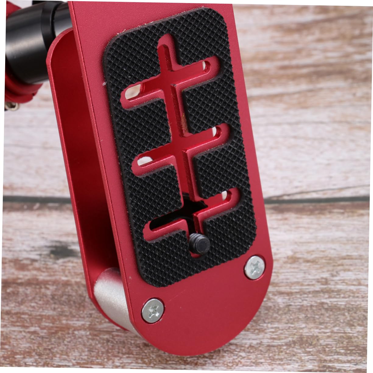 Stabilizzatore Fotocamera Arco Lega di Alluminio per Dv e Dslr | Rosso, Riprese a Basso Angolo in Viaggio, Movimento Fluido e Stabile, Riduce Vibrazioni