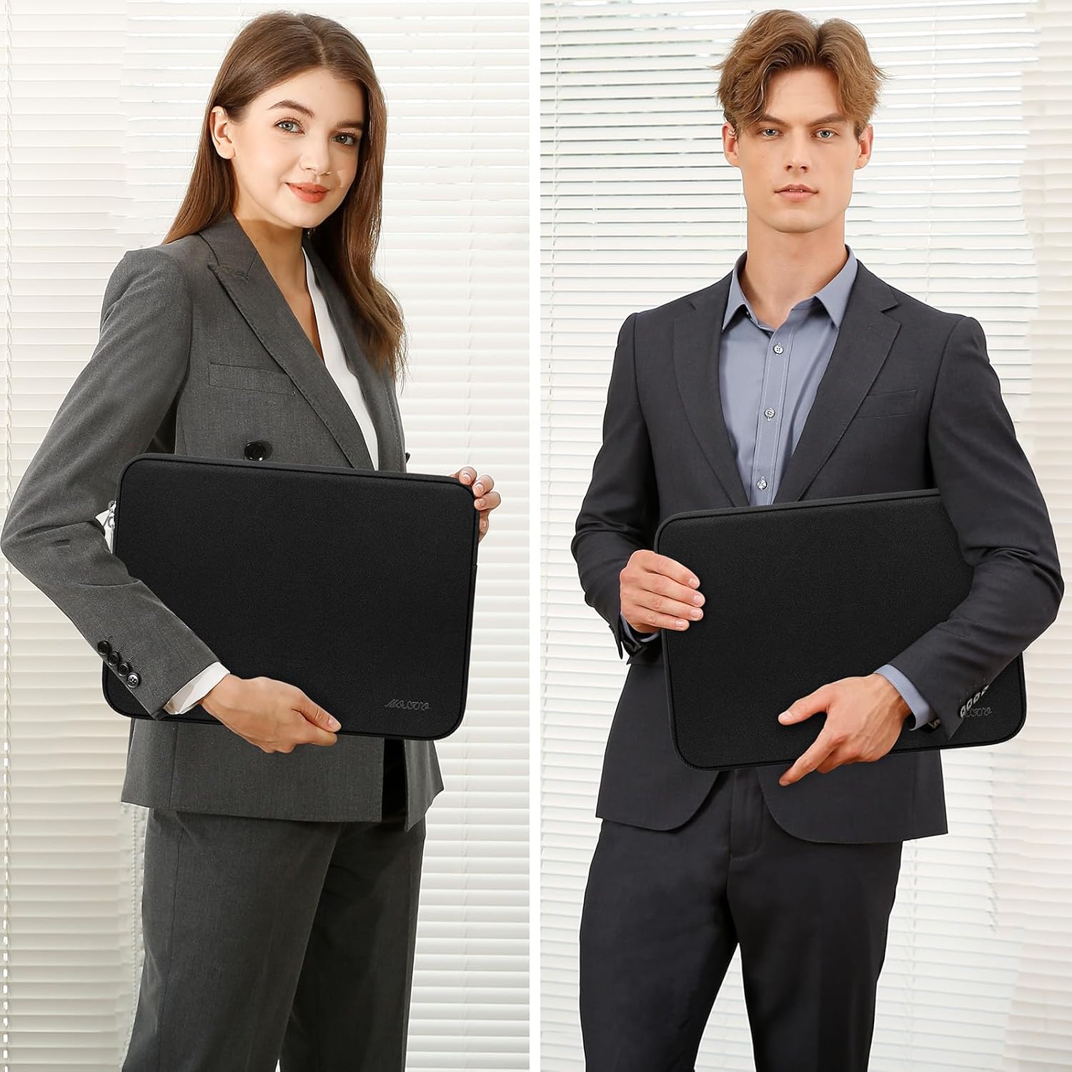 MOSISO Laptop Case 14 inch, 14 inch Laptop Sleeve Bag Compatible with HP Lenovo Dell ASUS Acer, HP Stream, Dell Latitude, Lenovo IdeaPad, Neoprene Computer Sleeve Bag with Small Case, Black - Image 5