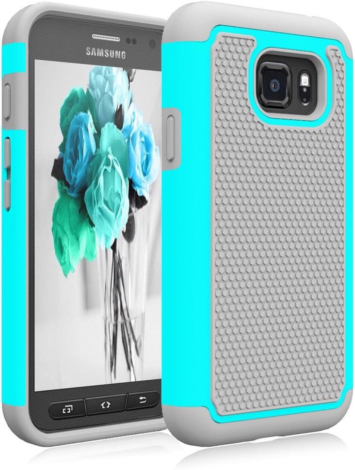 Galaxy S7 Active Case, Jeylly(TM) [Shock Proof] Scratch Absorbing Hybrid Rubber Plastic Impact Defender Rugged Slim Hard Case Cover Shell for Samsung Galaxy S VII Active AT&T SM-G890 G891