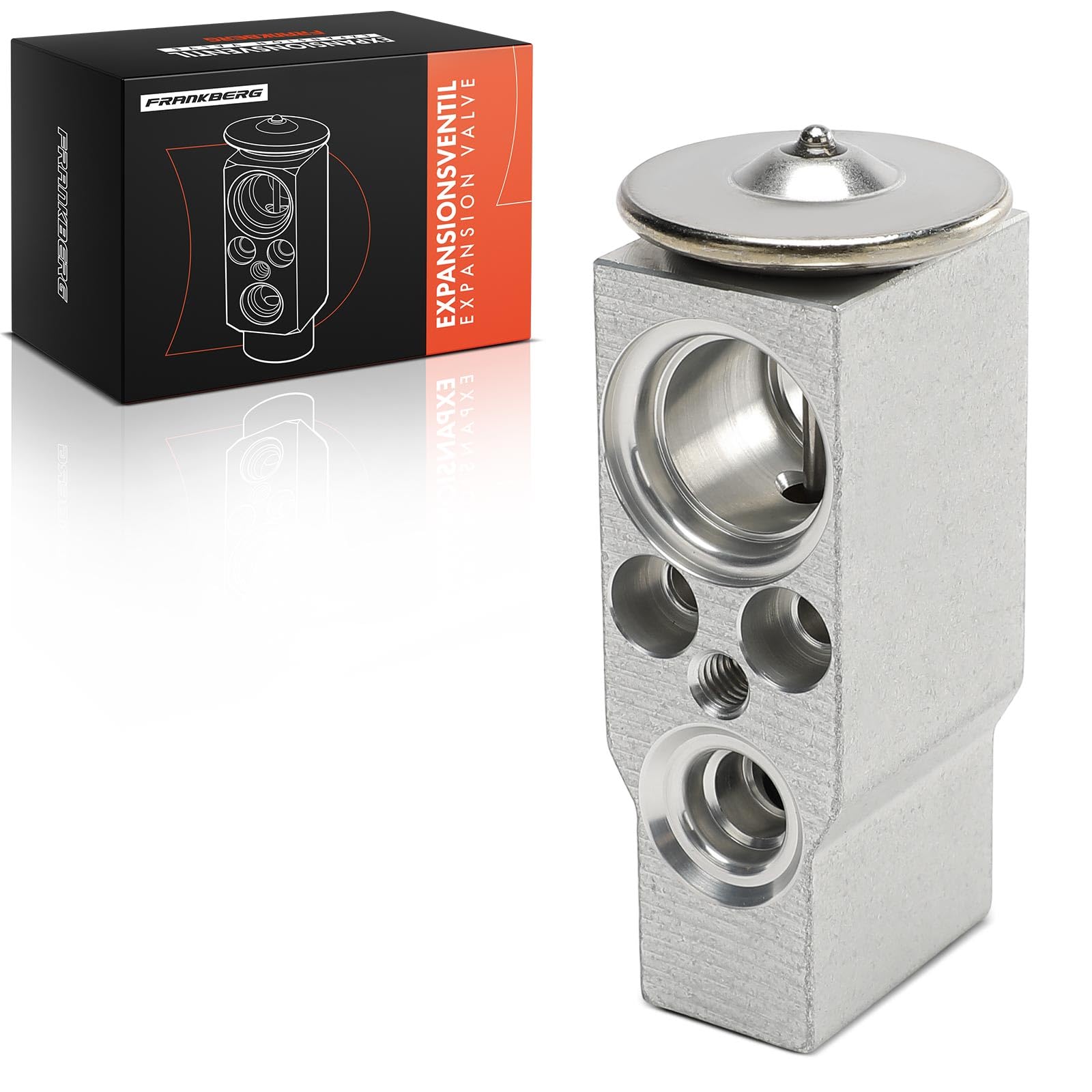 Frankberg Valvola di Espansione Aria Condizionata Alluminio Compatibile con C3 I FC FN Xsara Picasso N68 206 CC 2D 206 SW 2E/K 206 Van Clio II BB CB Replace# 1618192