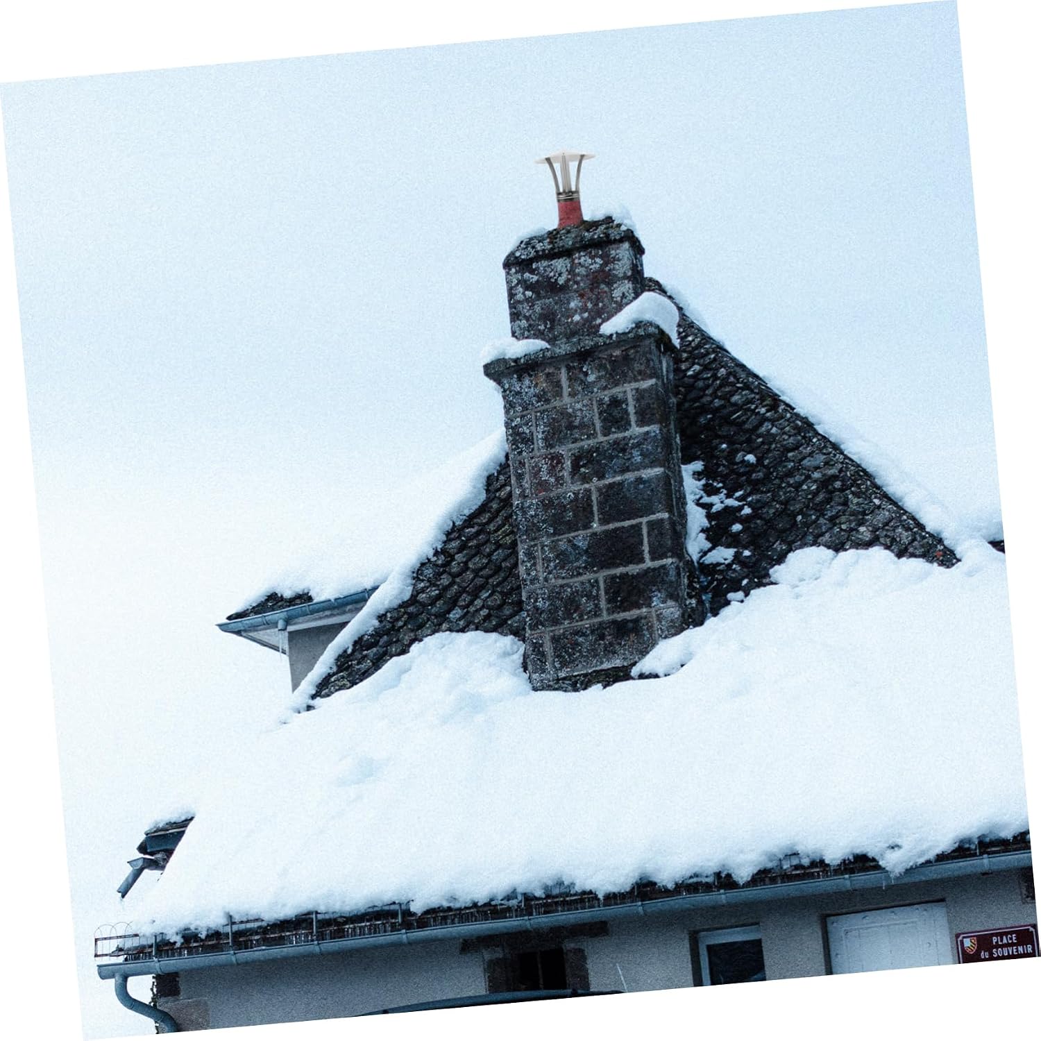 PRETYZOOM Fireplace Chimney Cap Roof Pipe Cover Rustproof Chimney Rainproof Protector