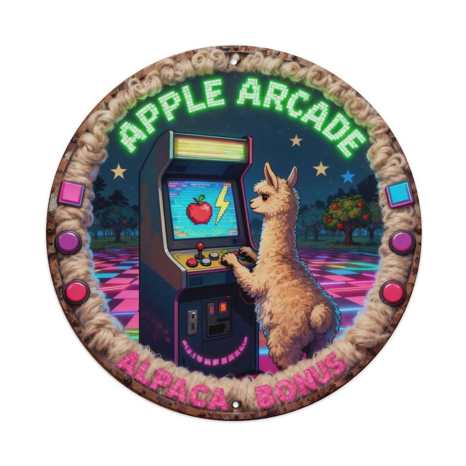 Apple Arcade Sign Metal Tin Sign Plaque