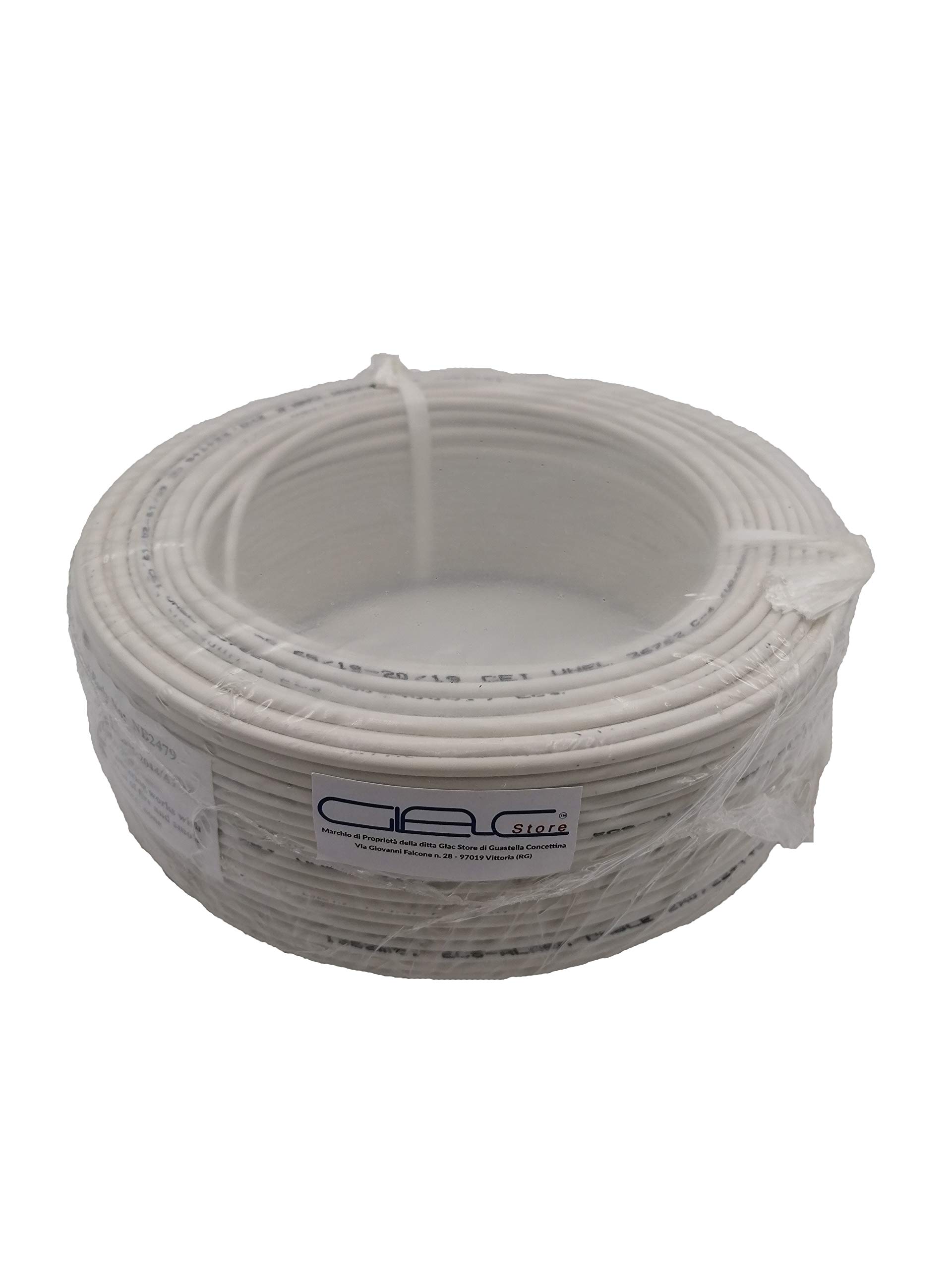 SOLCAVI Cavo 4 Fili Antifurto Allarme Cca Schermato 4x0,22 Matassa 100mt