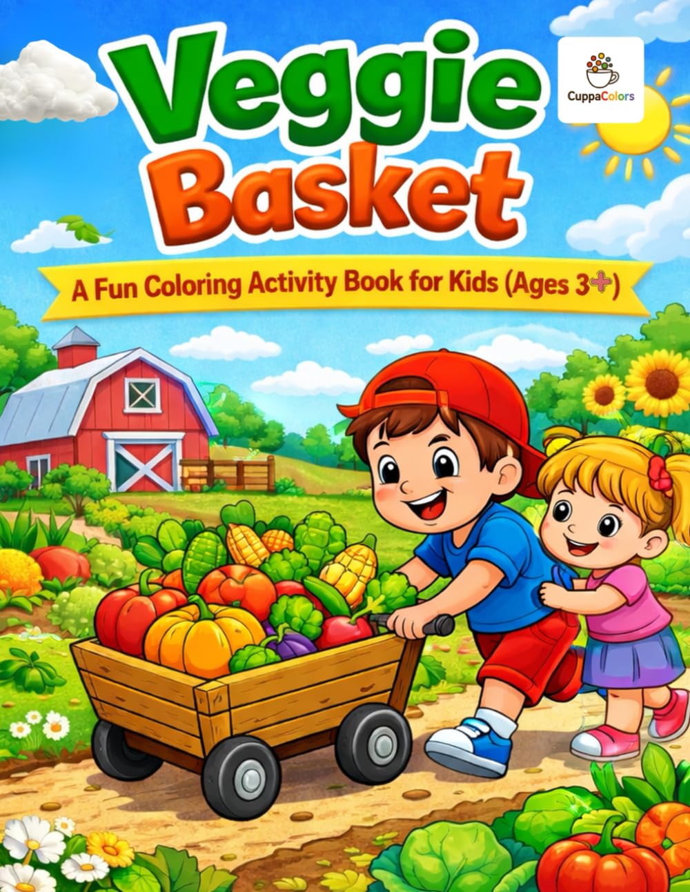 VEGGIE BASKET: A FUN COLORING ACTIVITY BOOK FOR KIDS