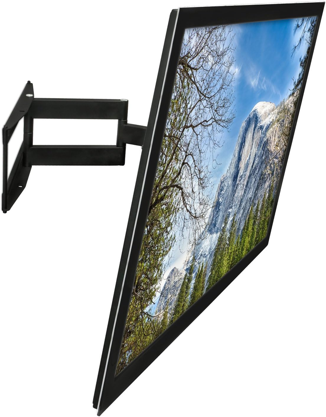 80% оƒƒ Dіѕсоunt Mount-It! TV Wall Mount Full Motion | Center and Corner Installation | Tilt, Extend, Articulating TV Wall Bracket | Fits up to 65 Inch TVs (MI-346L)