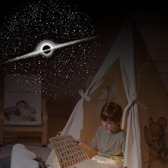 Slide Disc for Orzorz Star Projector Galaxy Night Light and POCOCO Galaxy Projector HD Display Slide Planetarium or Constellation Black Hole FBA-AD-FLP-BH