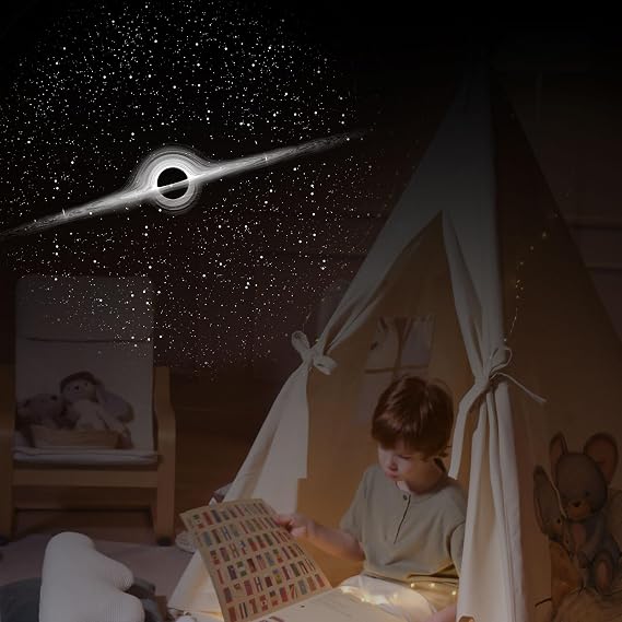 Slide Disc for Orzorz Star Projector Galaxy Night Light and POCOCO Galaxy Projector HD Display Slide Planetarium or Constellation Black Hole FBA-AD-FLP-BH