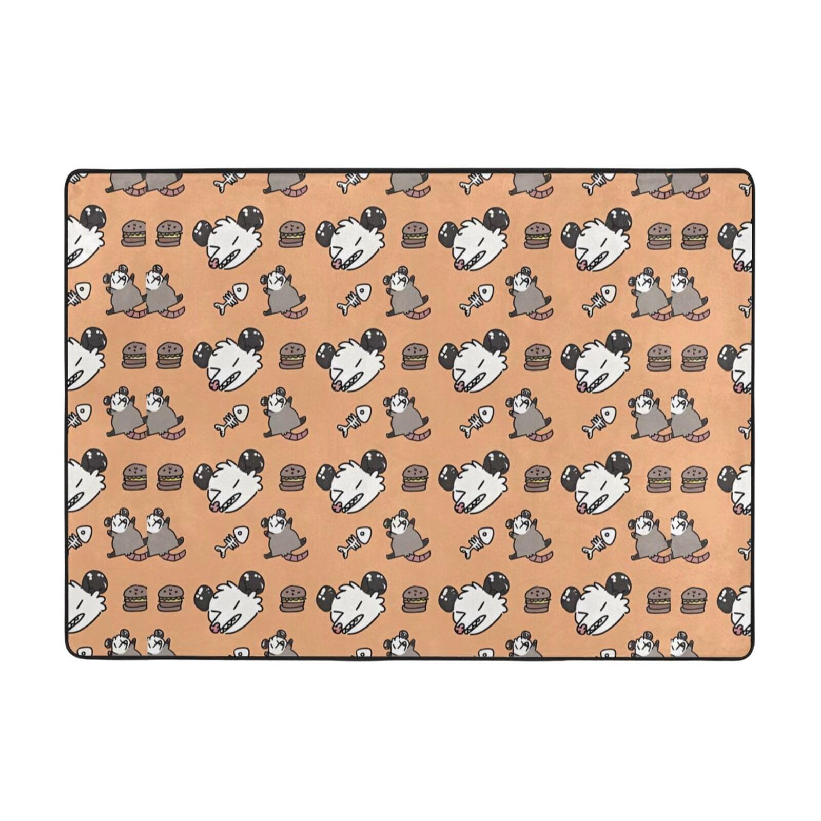 Tapis antidérapant fausse fourrure pour réchauffer l'ambiance du bureau