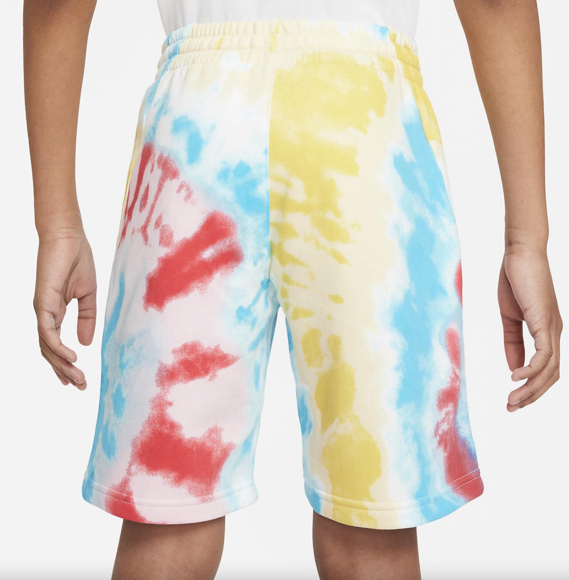 Nike Sportswear Club Big Kids' Tie-Dye Shorts (as1, Alpha, x_l, Regular)