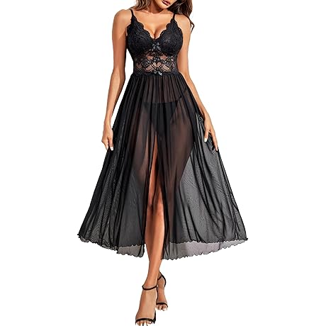 Sensuous and Sultry: Long Lace Lingerie for Enchanting Evenings