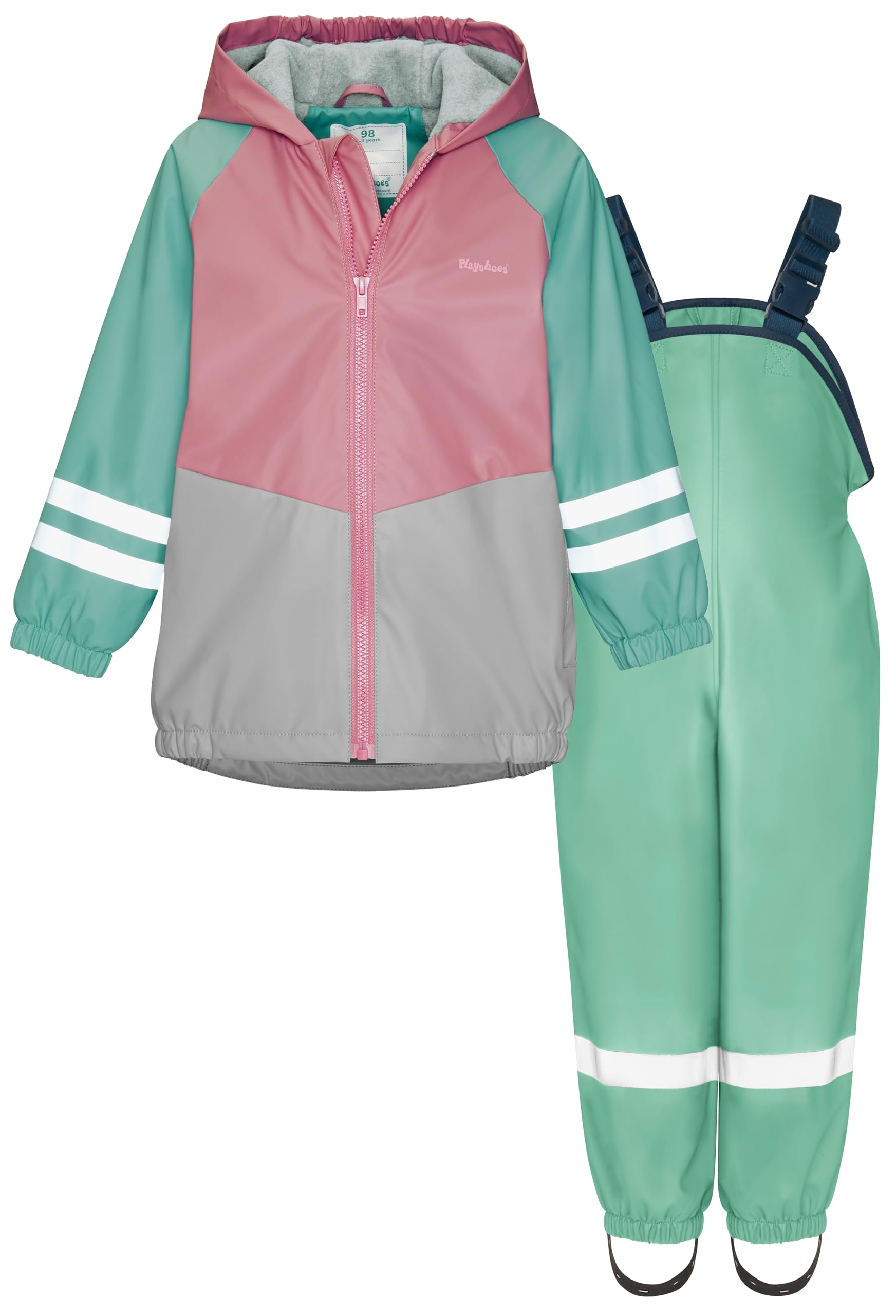 Playshoes Zweiteiliger Regenanzug Fleece-Futter