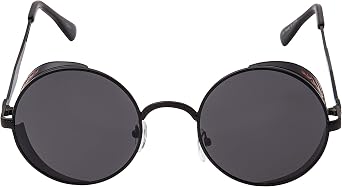 UltraByEasyPeasyStore Steampunk Circle Sunglasses Retro Mens Women Cosplay Cyber Vintage UV400 Goggles