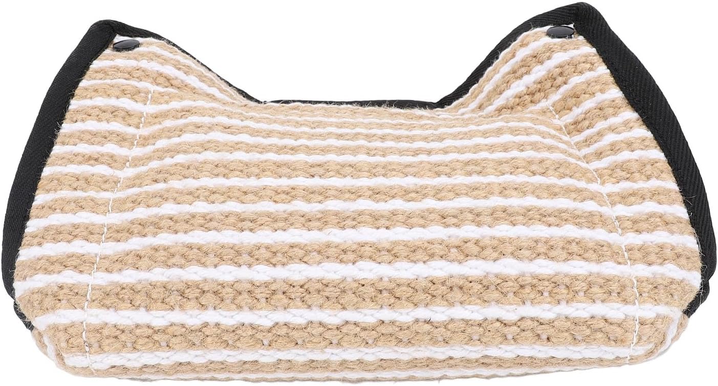 Tear Dog Bite Pillow, Linen Bite Training Pillow for German Shepherd Puppies with Durable Sleeve