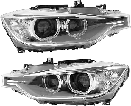Right & Left Side Headlight HID Headlights HID Headlamps For BMW 3 Series F30 F31 w/Factory Xenon with Adaptive Headlight 2011 2012 2013 2014 2015 Models Only Right+ Left