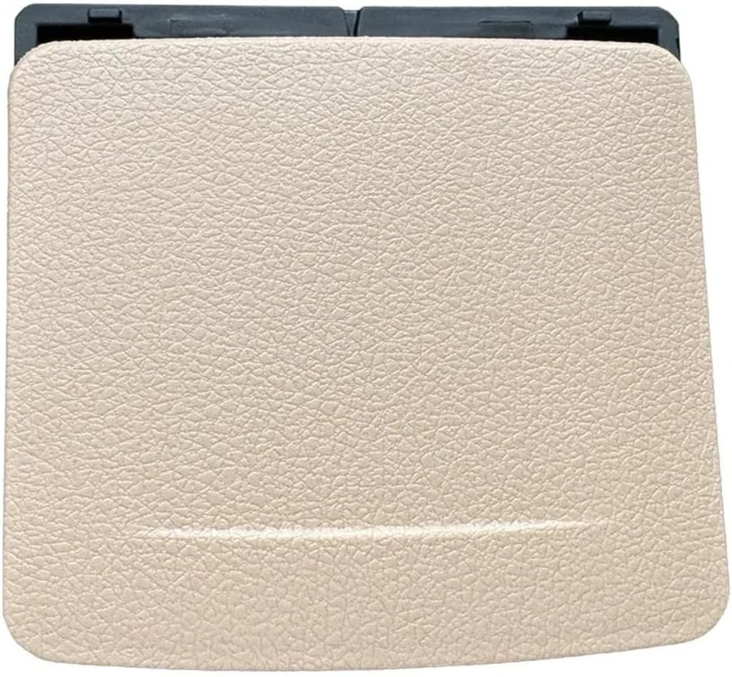 Car Cup Holder Insert For VW For Golf 5 6 For GTI MK6 For Jetta MK5 Seat Central Armrest Rear Fold Cup Holder 1K0862532F Beverage Mount Stand(Dark Beige)