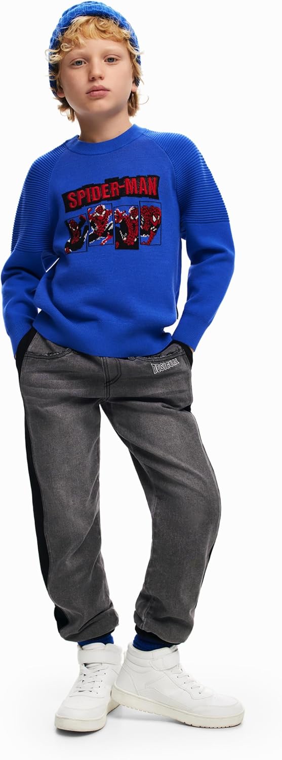 Desigual Boys' Boy Flat Knit Pullover Long Sleeve
