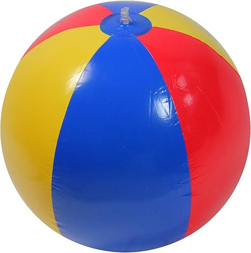 Juguete inflable rojo y azul de la piscina de la bola de la playa de 24 pulgadas
