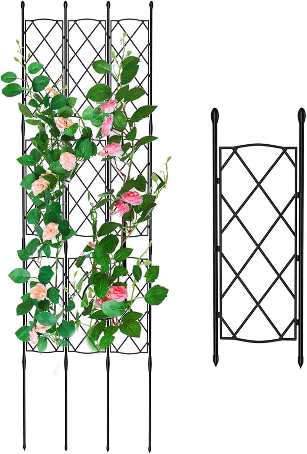 MYard Garden Trellis for Climbing Plants Outdoor, Plant Trellis Frame for Potted