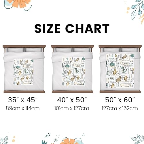 Miniatura 8 de Manta de regalo personalizada con diseño de dragones en acuarela de animales, manta para cama de bebé, con respaldo de puntos, para guardería,