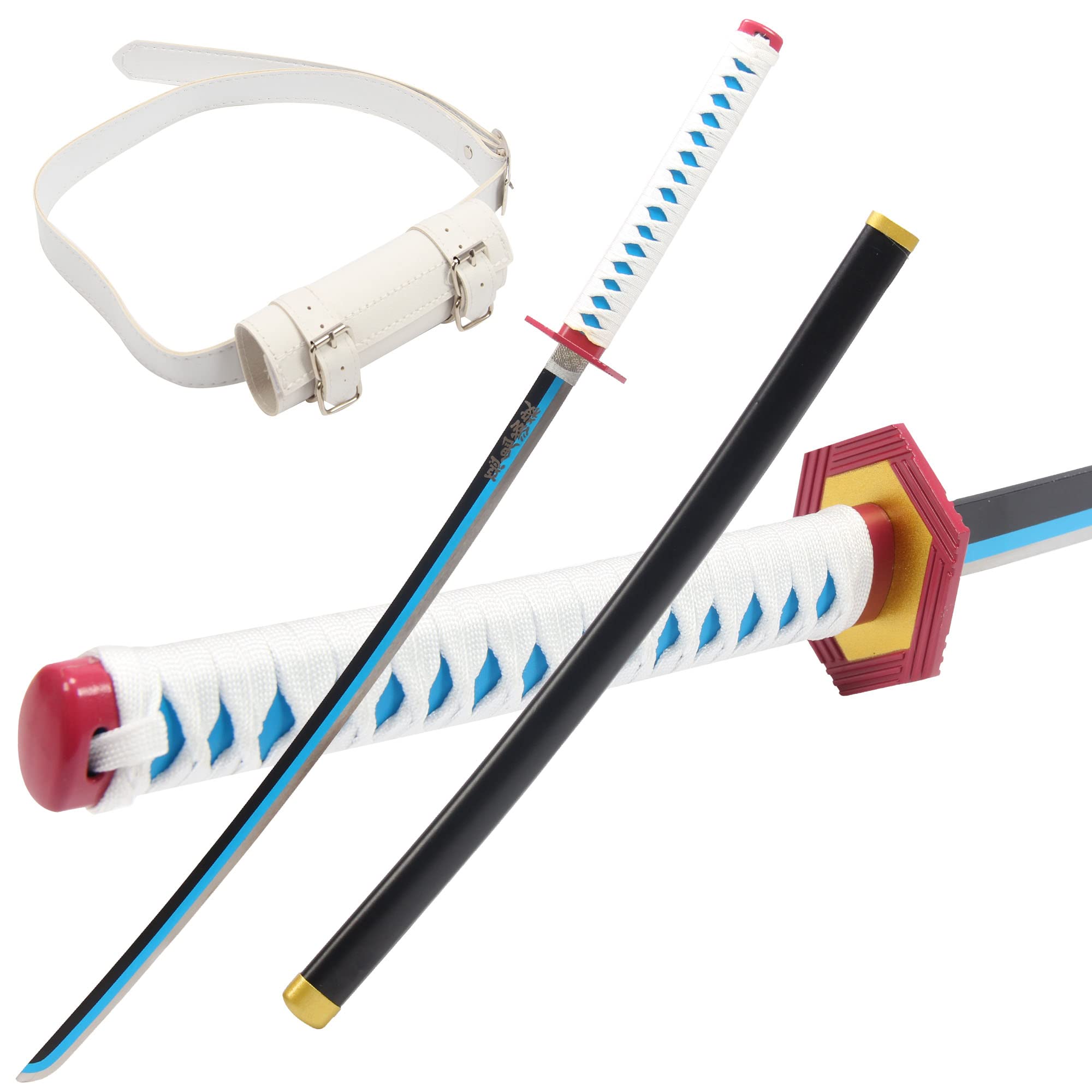 Handmade Demon Slayer Sword Anime Real Metal Carbon Steel Samurai Sword Cosplay Tanjiro Zenitsu Sword Original Texture