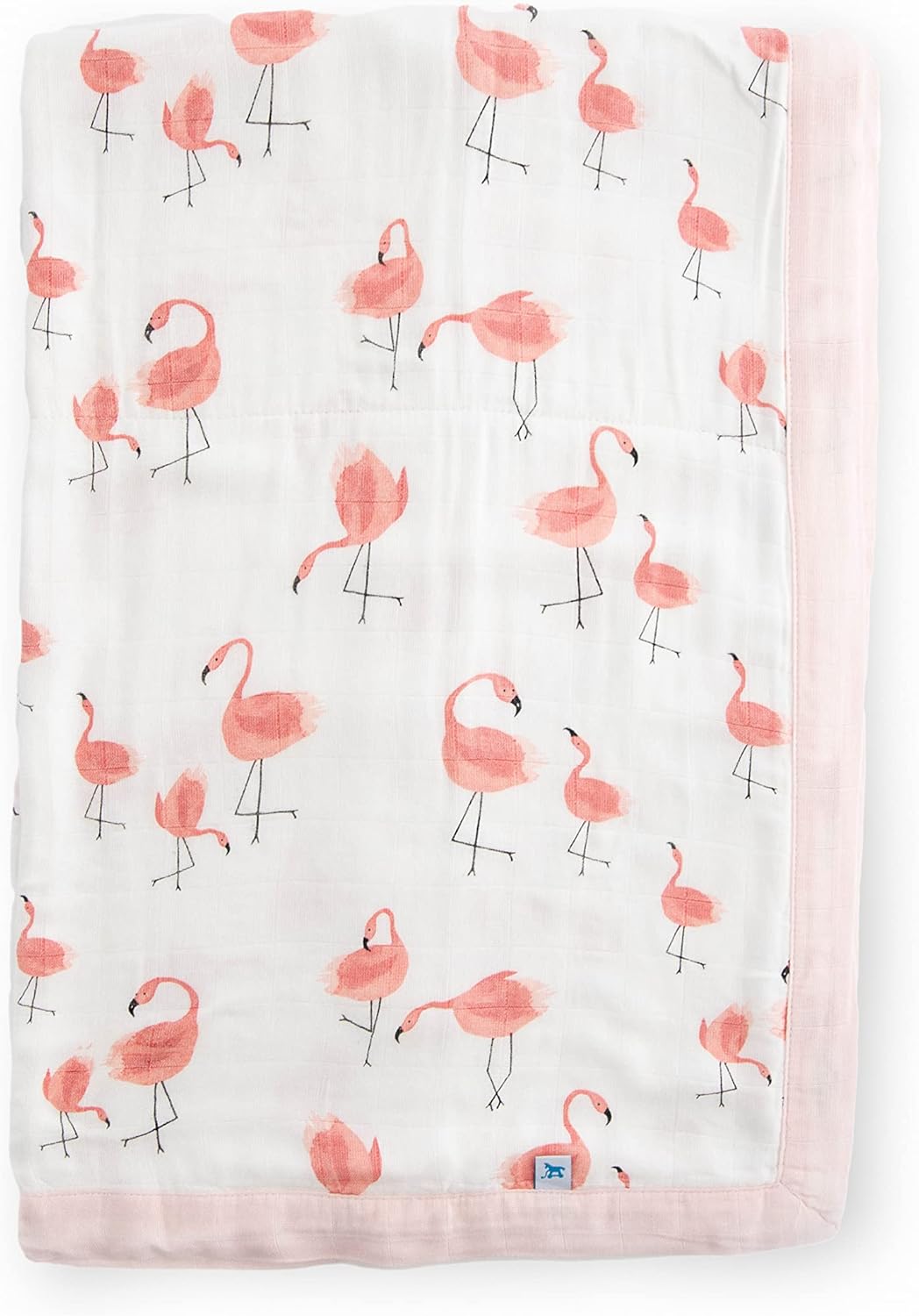 Little Unicorn Deluxe Muslin Quilt | 100% Rayon Muslin from Bamboo | Babies and Toddlers | Small 30 x 40 (Pink Ladies)