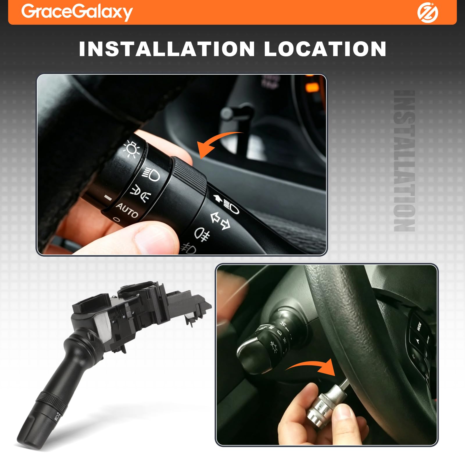 Interrupteur Colonne Direction Kia RIO CEED Hyundai ix35 93410-1M631 | 934101M631 934202K560,TUCSON SONATA 2014-2017,Commutateur colonne direction clignotant