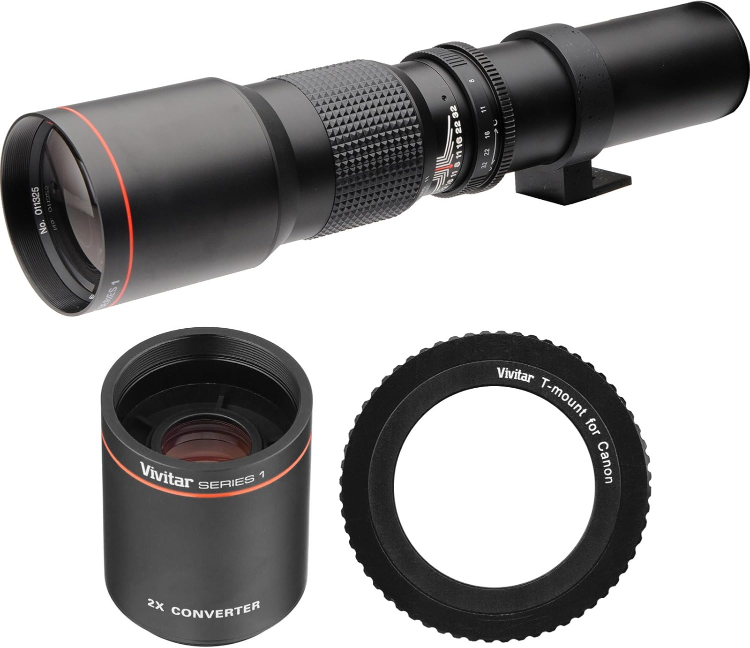 T Mount Teleconverter Lens 2X Teleconverter Lens For T-Mount - Doubles Focal Length For 420-800mm, 650-1300mm, 500mm, 800mm & 900mm Mirror Lenses Wildlife Photography Teleconverter - View #4