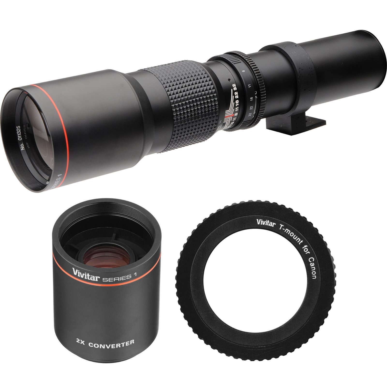 Amazon.com : Vivitar 500mm f/8.0 T Mount Telephoto Lens & 2X