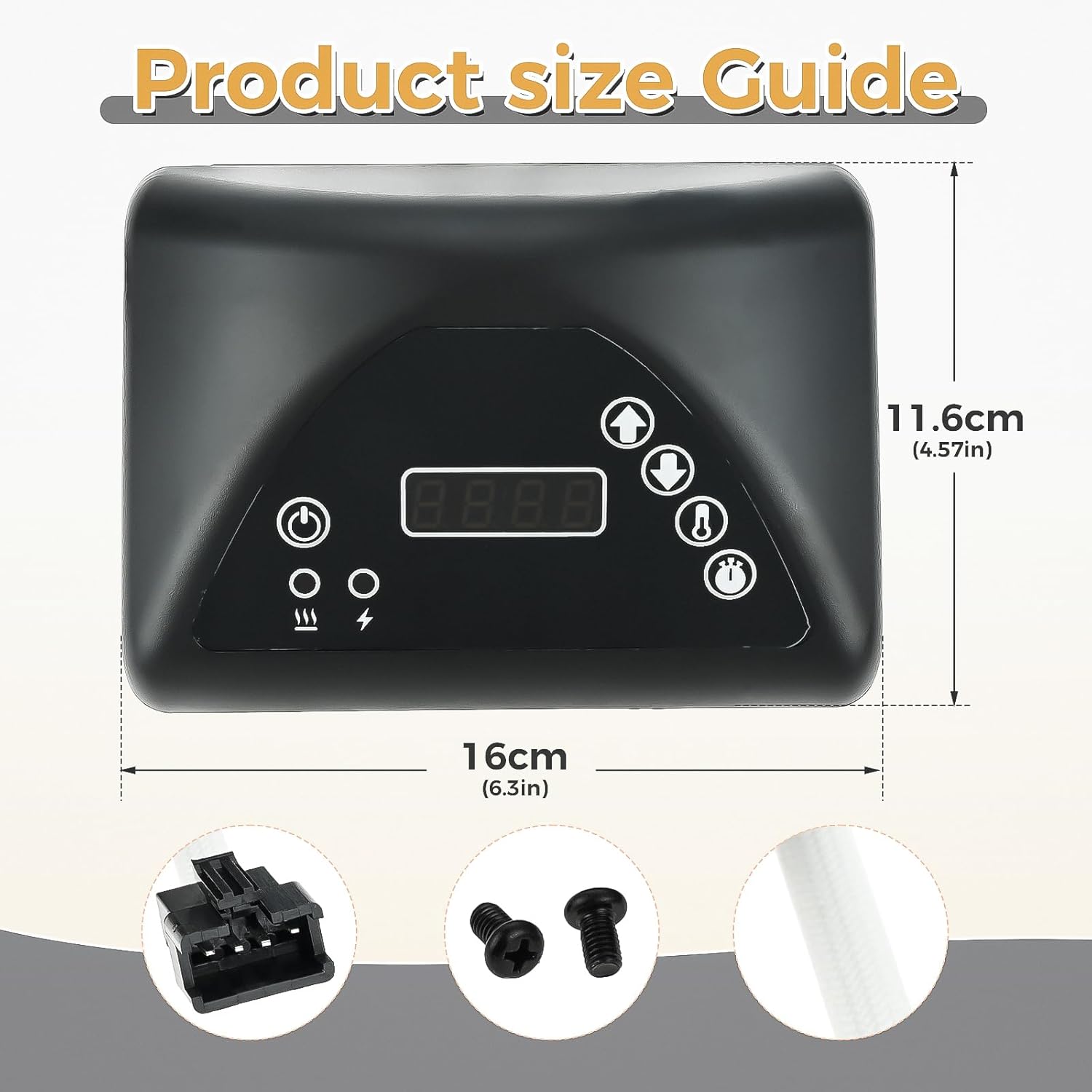 9907160014 Digital Control Panel, 9907160013 Power Circuit Board Replacement for Masterbuilt Digital Electric Smoker