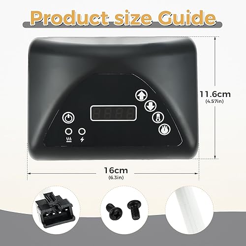 Miniatura 4 de 9907160014 Reemplazo del panel de control digital para Masterbuilt MB20071317, 20071117, 21071218, 20071217, 20072318 ahumador digital eléctrico