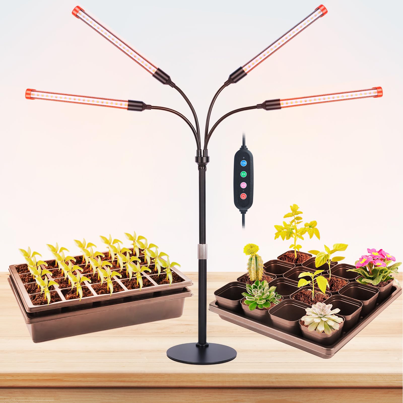 FECiDA 36W 4-Head Table Top Grow Light