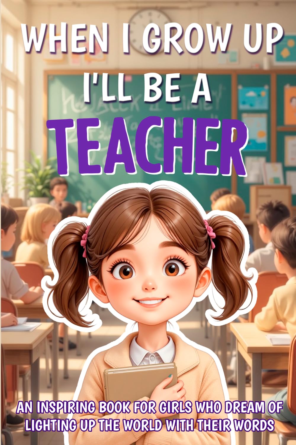 When I Grow Up I'll Be a Teacher: An inspiring book for girls who dream of lighting up the world with their words