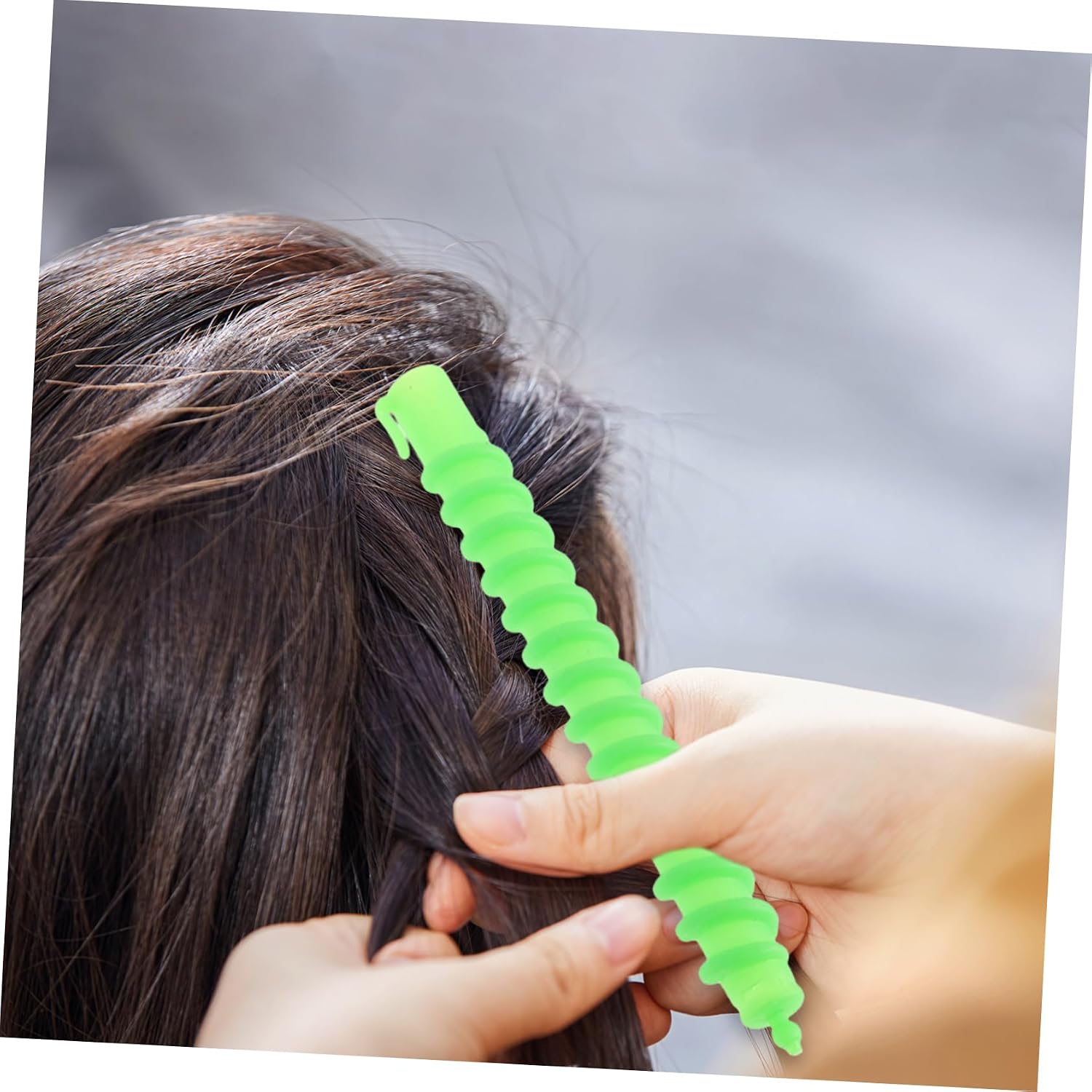 60pcs Curling Spiral Perm Rods for Hair Curling Lightweight Plastic Cold Wave Rods for Short Hair Styling for Women Perm and Care