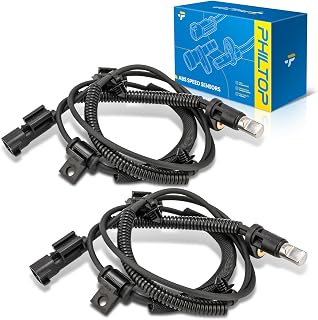 PHILTOP 2PC Set Front Side ABS Wheel Speed Sensor Compatible with Ford