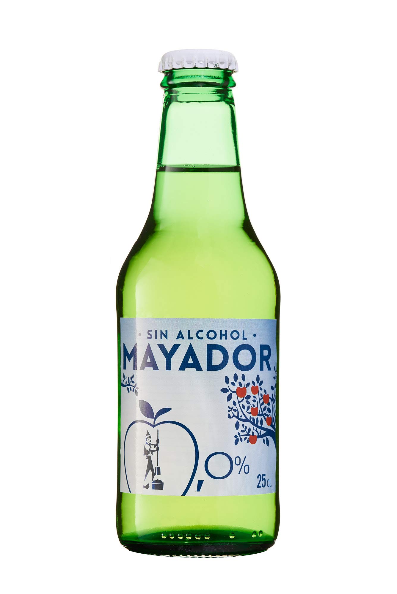 Sidra espumosa Mayador sin alcohol PACK 24 botellas x 25cl