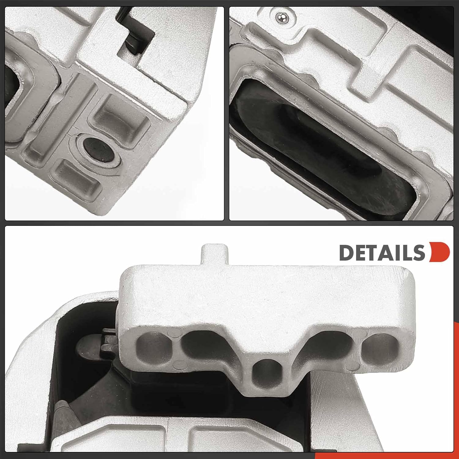 A-Premium Front and Rear Engine Motor Mount Kit Compatible with Volkswagen Passat 2006-2010, Passat CC 2009-2010, CC 2009-2017 & Audi TT 2008-2009, 2.0L, 2-PC Set, Replace# 1K0199262M, 3C0199855J