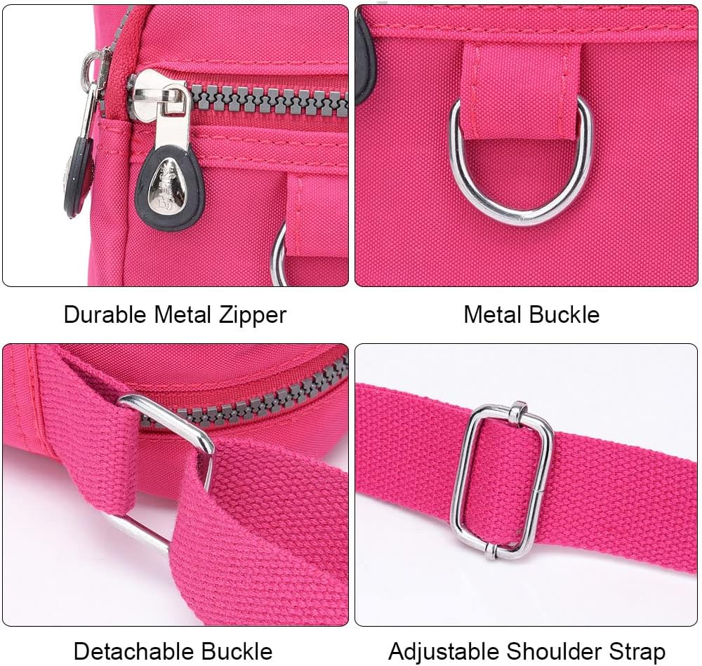 Crossbody Bag Purse For Women Nylon Waterproof Shoulder Handbags Casual Travel Messenger Bag Lightweight Pocketbooks - Image 5