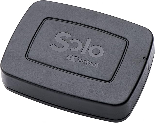 1Control SOLO MINI, Wireless Bluetooth Gate Opener for Phone/Smartphone to Open Garage Gates and Doors, Universal Garage Door Opener Remote, x 1 Gate and up to 2 Users, Black, Made in Italy