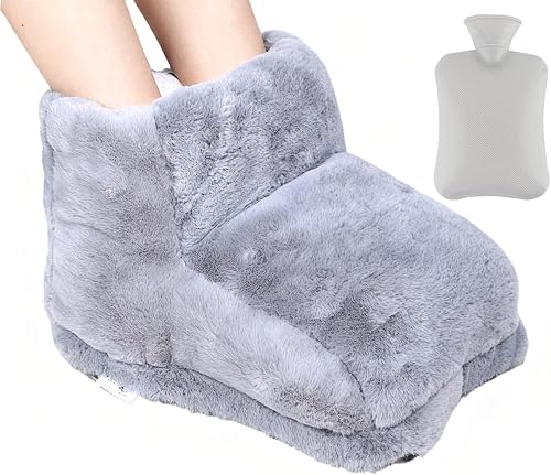 2 in 1 Chauffe-Pieds Peluche Chauffe Pied