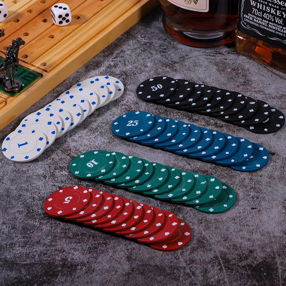 Jyquorp Metal Horse for Horse Racing Board Game，Gold×4, Rose Gold×4, Silver×3 Classic Style Collection Souvenirs (Gold×4+Rose Gold×4+Silver×3)…