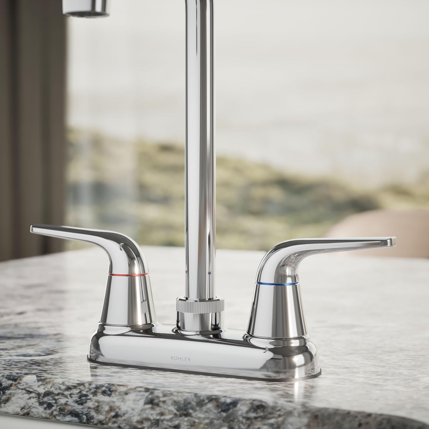 KOHLER JOLT™ 2-Handle BAR Faucet Polished Chrome