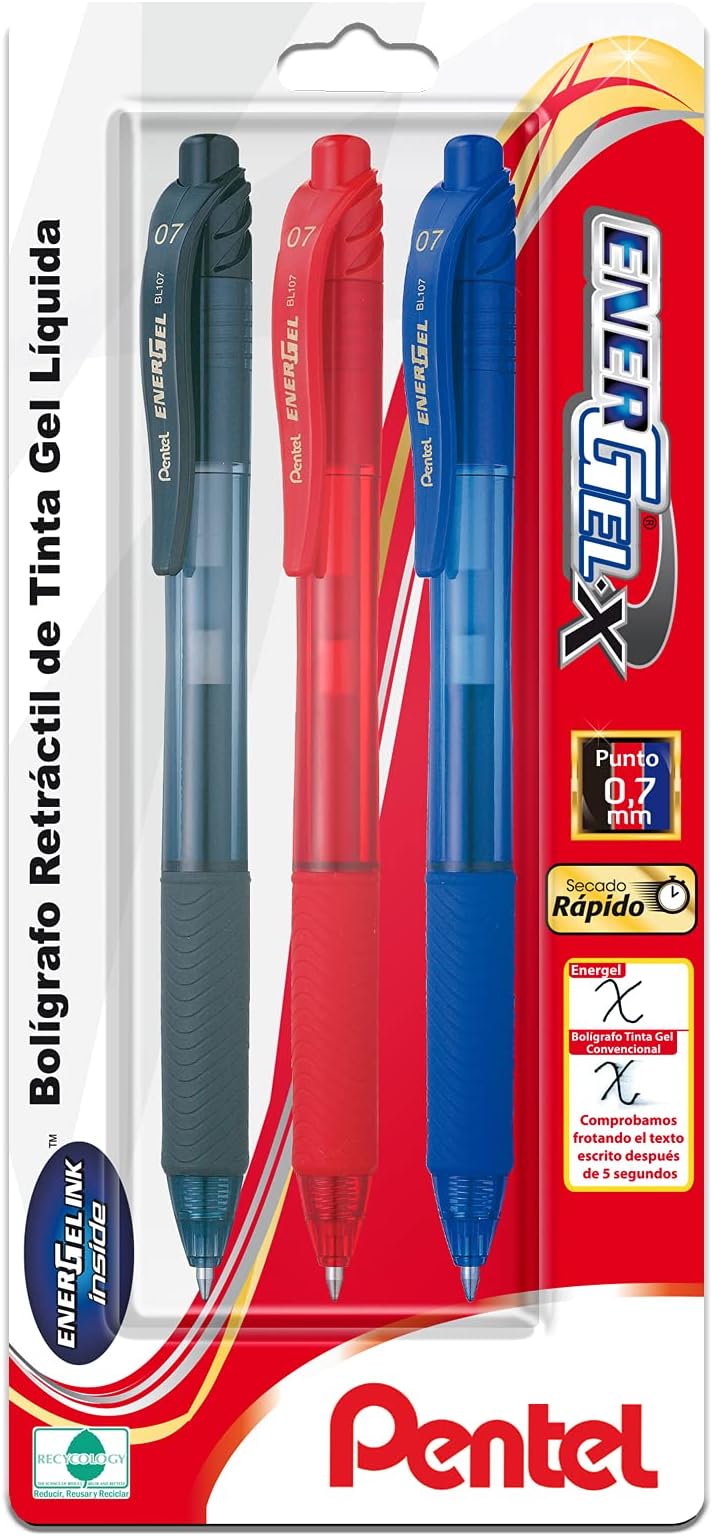 Pentel Energel-X Ret Gel Pen 0.7mm - Mechanical Pencil