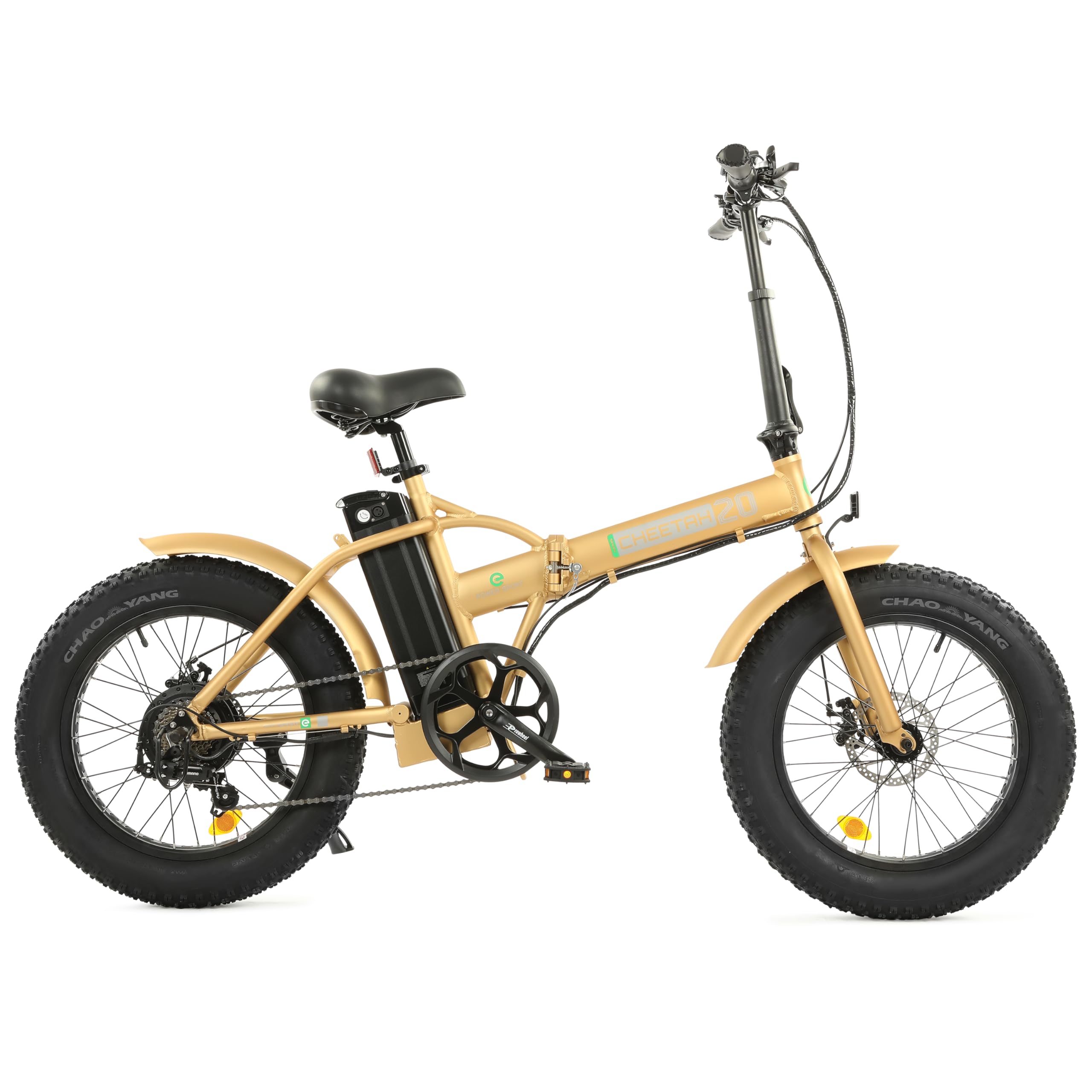 ECOTRIC Electric Bike 500W Folding Ebike 20" Fat Tire Foldable Electric Bicycle 48V 12.5AH Lithium Removable Battery Beach Snow Mountain E-Bike Commute Ebike for Adults Shimano 7-Speed