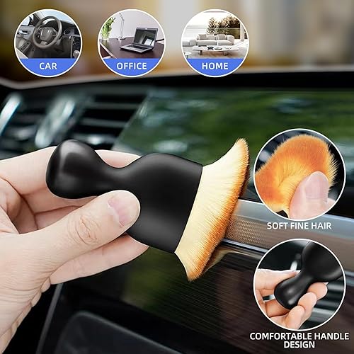 Miniatura 6 de AUTODECO Kit de herramientas de extracción de molduras de automóvil, 9 piezas, herramienta de extracción de sujetadores, color azul