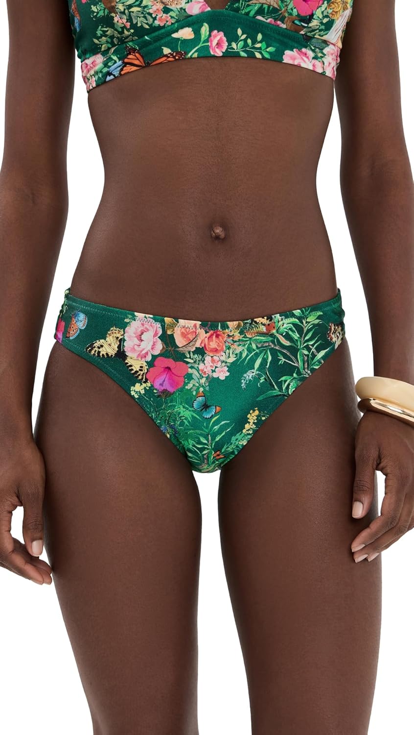 L'AGENCE Women's Nicole Charonda Butterfly Classic Bikini Bottoms