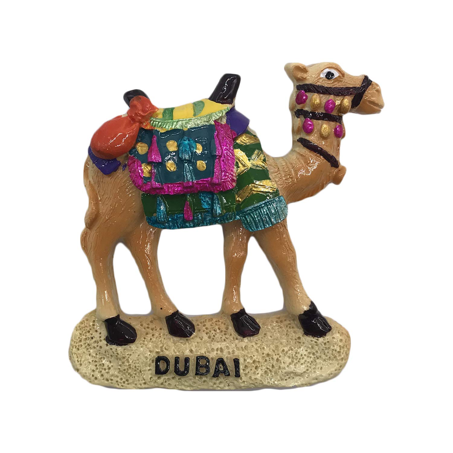 Wedarego Camel Wedare Dubai 3D Refrigerator Magnet Tourist Souvenirs Resin Magnetic Stickers Fridge Magnet Home & Kitchen Decoration From China