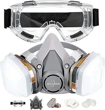 Reusable Half Face Cover Set with Filter for Painting and Industrial Work