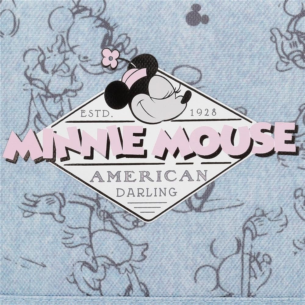 Joumma Disney Minnie American Darling Plecak szkolny Niebieski 30x38x12 cms Poliester 13,68L, niebieski, plecak szkolny