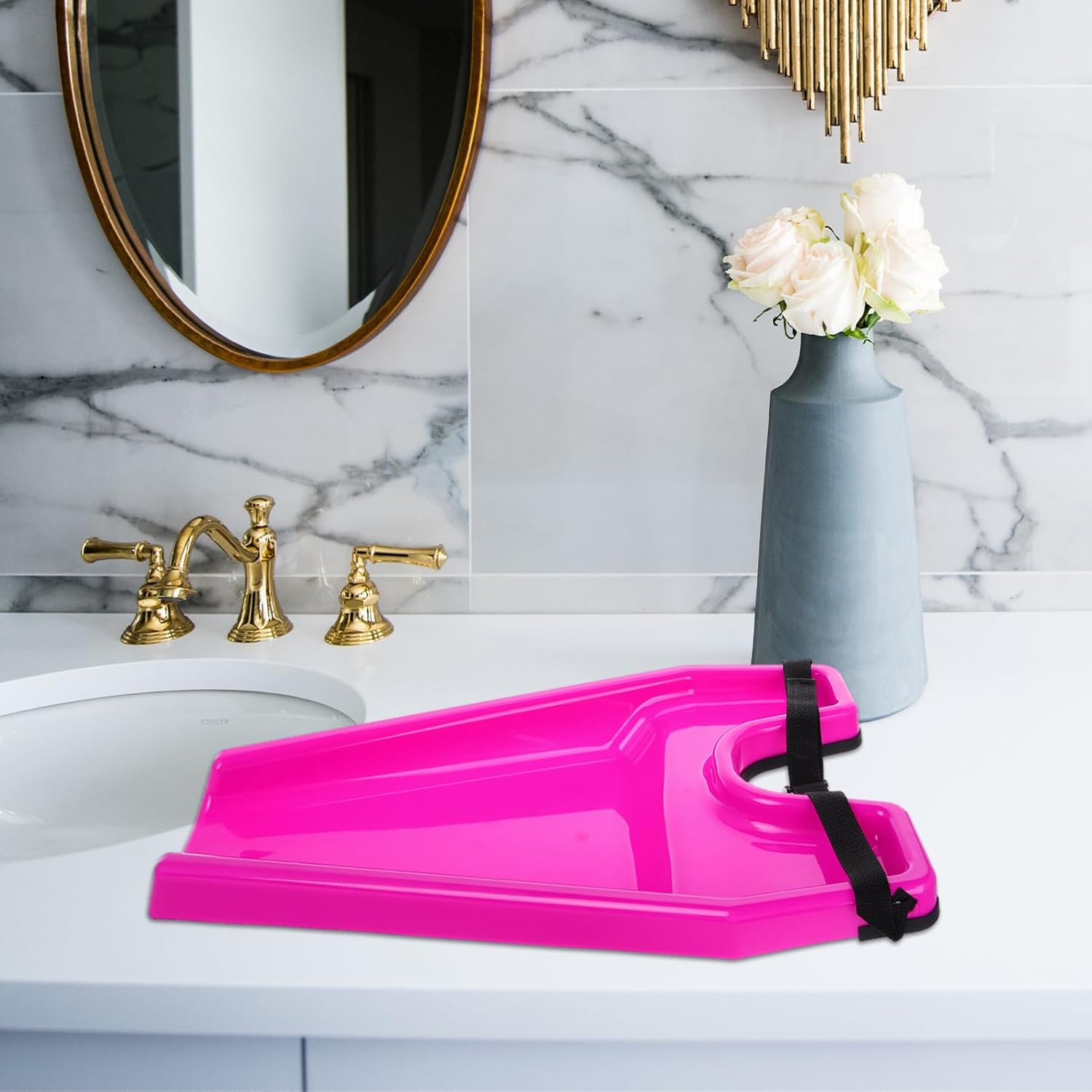CALLARON Hair Washing Basin Tray Portable Shampoo Sink for Bathroom Spa Shower Parts Salon Shampoo Bowl Spa