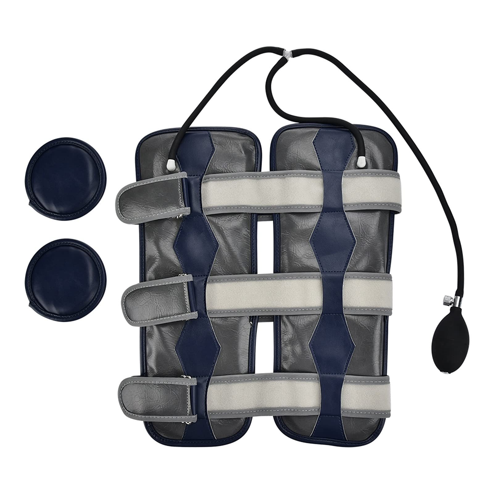 Soporte de Alineación para Piernas 3 en 1 Ajustable para Adultos y Adolescentes – Corrector Postural de Compresión para Muslos, Rodillas y Pantorrillas, Uso Día y Noche